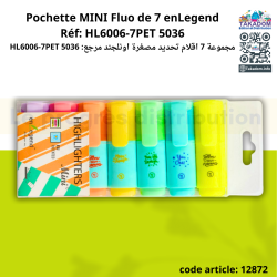 Pochette MINI Fluo de 7 enLegend Réf: HL6006-7PET 5036