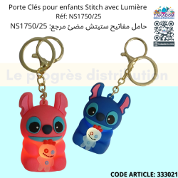 Porte Clés pour enfants Stitch avec Lumière  Réf: NS1750/25
