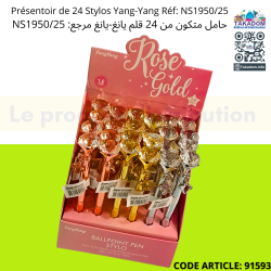 Présentoir de 24 Stylos Yang-Yang Réf: NS1950/25