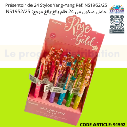 Présentoir de 24 Stylos Yang-Yang Réf: NS1952/25
