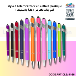 stylo à bille Tick-Tack en coffret plastique