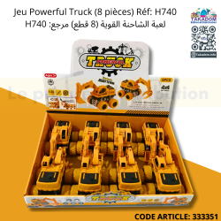 Jeu Powerful Truck (8 pièces) Réf: H740