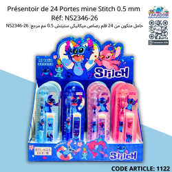 Présentoir de 24 Portes mine Stitch 0.5 mm Réf: NS2346-26