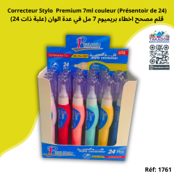 Correcteur stylo 7ml couleur Premium pqt de 24