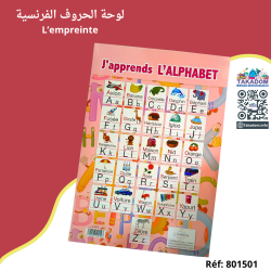 لوحة الحروف الفرنسية  - L'empreinte - Lawhat al hourouf al faranssiya