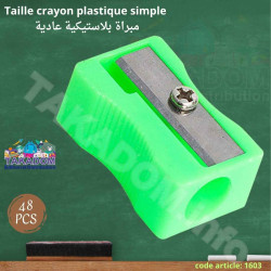 Paquet de 48 Taille crayon plastique simple